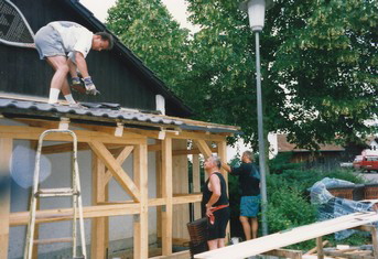 Anbau Holzschuppen 1997 (5)